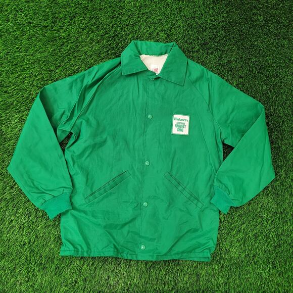 Vintage Estech Harvest King Jacket Medium 23x29 Green - Picture 1 of 15